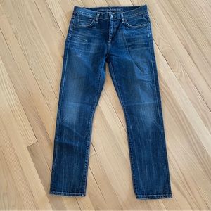 Citizens of humanity, dark wash, straight leg, jeans, size 29